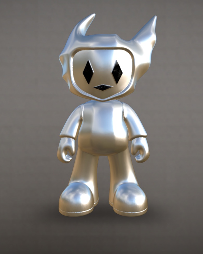 M:E2 Pearl Ghost designer-toy figure